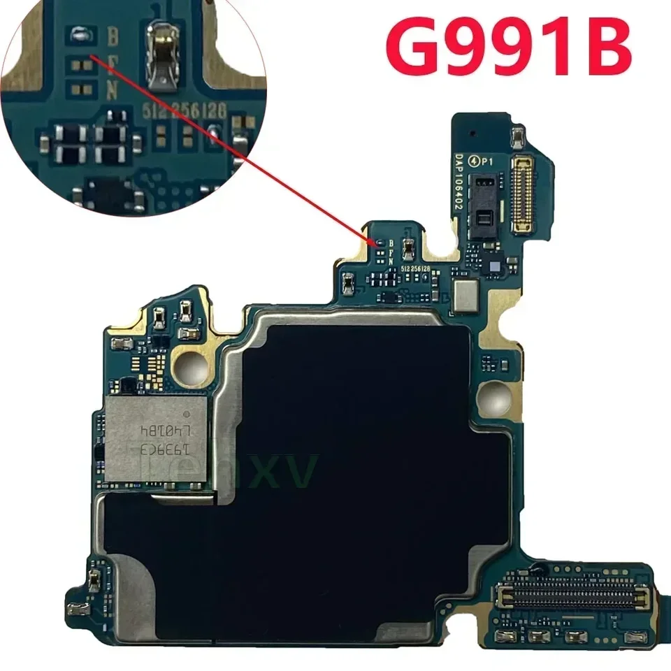 Odomknutá základná doska pre Samsung Galaxy S21 5G G991B G991B/DS G991N G991U 8 GB RAM 128 GB 256G Logic Board Plne testovaná