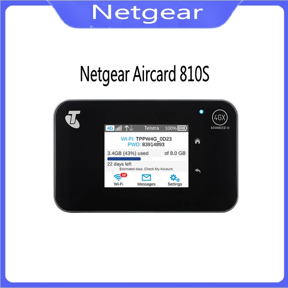 Odomknutý sieť Netger AC810S 4G WiFi Router 4G WiFi Dongle LTE Wireless Aircard 810S 4G LTE Mifi Pocket vrecko