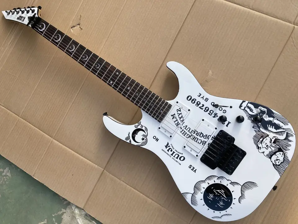 Odoslať 3 dni Top ESP Custom Shop KH-2 Ouija Kirk Hammett Cynthia Electric Guitar