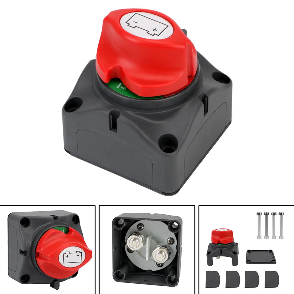 Odpojte izolátor rotačného spínača Cut Battery Izolátor pre auto Auto RV Morine Boat Carsories 100A-300A 12V-60V