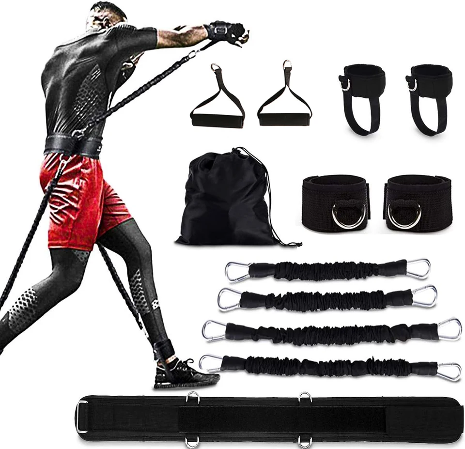 Odporový pásový pás sada na výcvik v boxe, sil