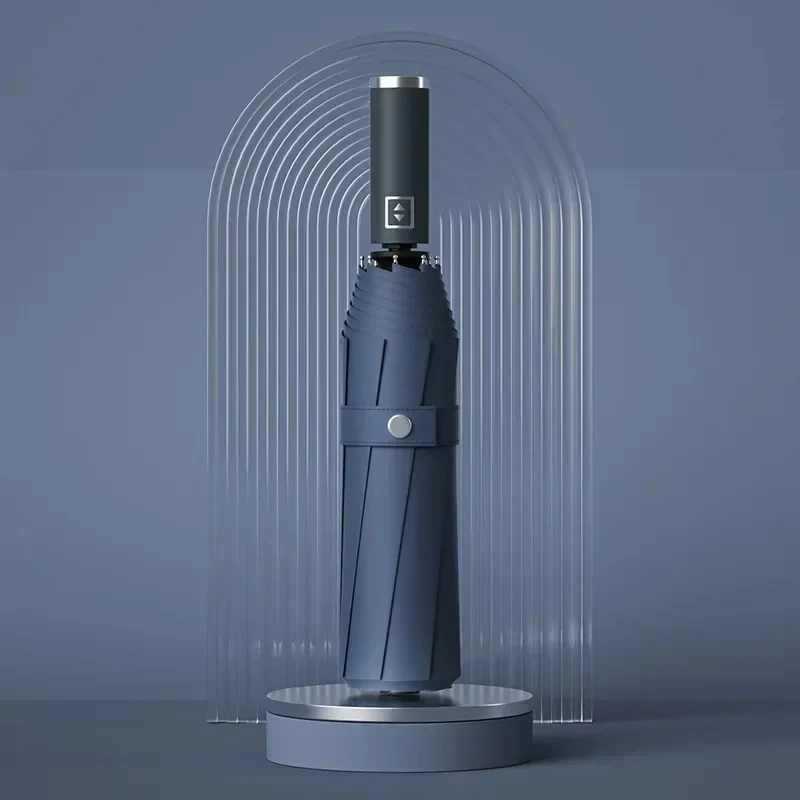 ODPROOD AUTOMATICKÉ SKLADOVANIE UMBRELA Žena Muž Dvanás kosti Luxusné veľké obchodné dáždniky Men dažďové ženy darček