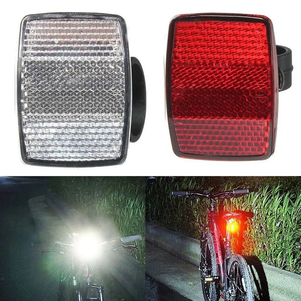 Odrazový reflexný reflexný reflektor reflexného bicykla na bicykli s horským bicyklom