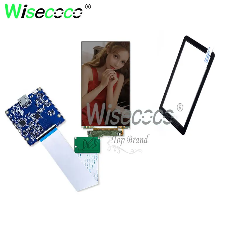 Odstránené podsvietenie 3840*2160 5,5 palca 4K LCD obrazovka displej s doskou radiča MIPI pre 3D tlačiareň