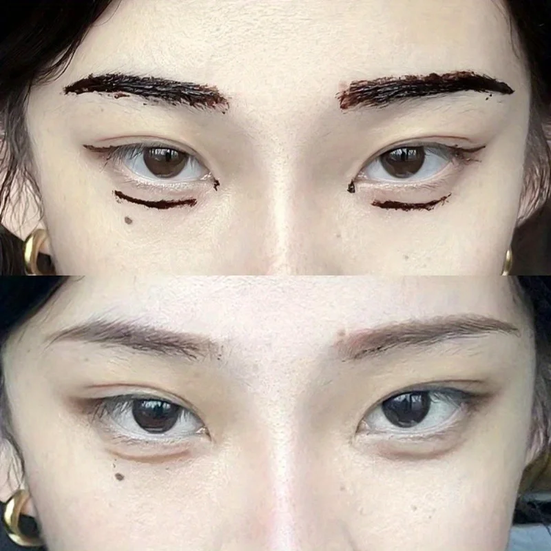 Odtrhnutie obočia s krémom polotrvalo permanentné obočie make-up tetovanie Tint Tint Longing Farb Film Forming Forming Earbrow Gel Cream Cosmetics