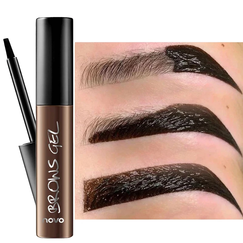 Odtrhávací obočie gél polotrvalo permanentné očné obočie Tattoo Tattoo Dlhodobé nepremokavé odlupovanie z farbenia obočia gél make-up kozmetika