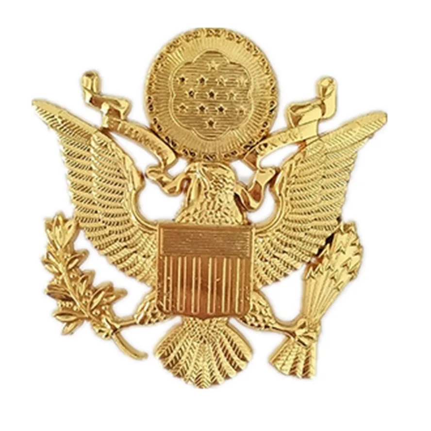Odznak Eagle Enblem Insignia Cockade pre čiapky vojenského dôstojníka