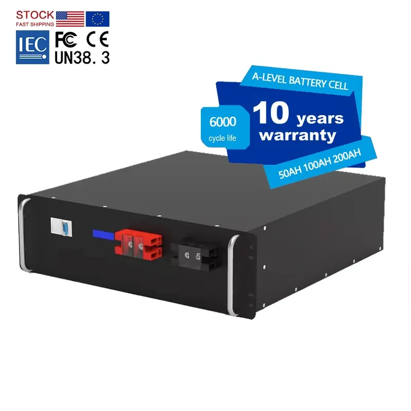 OEM 24V 100AH ​​150AH 200AH LITHIUNÁ BATÍRA DLHÉ 6000+LIFE LIFEPO4 batérie s Bluetooth pre solárne úložisko
