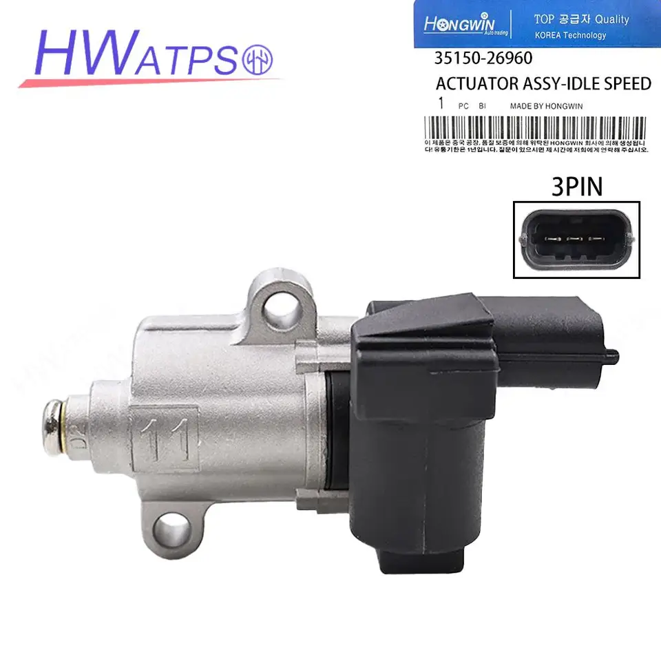 OEM: 35150-26960 IAC IDLE AIR REGULTION VENTION pre HYUNDAI ACENT KIA RIO 5 1,6L 3515026960 35150 26960 AC587 AC485 AC4277 2H1415
