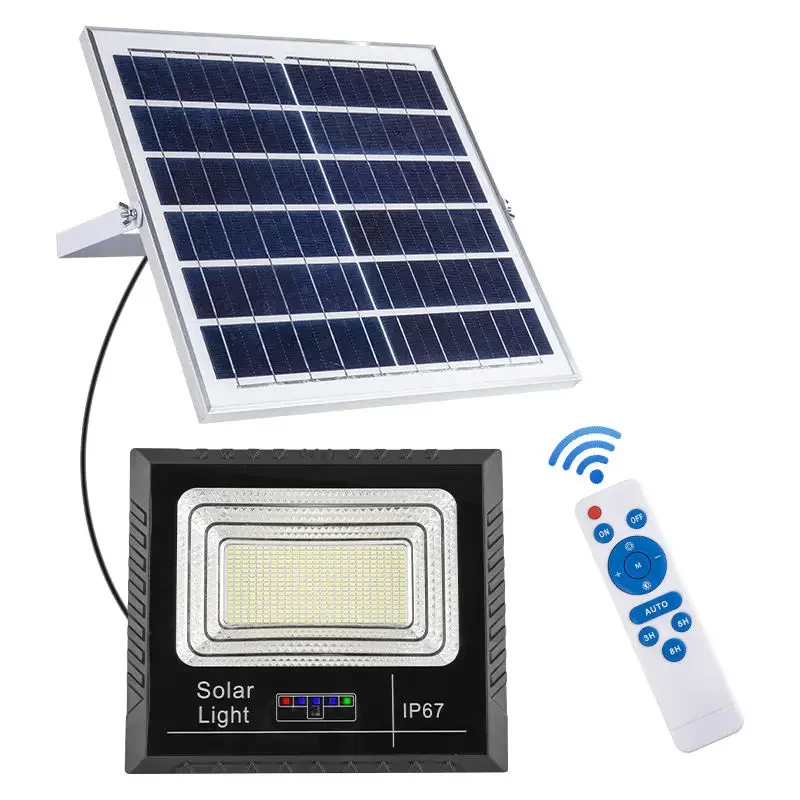 OEM vodotesný IP67 vonkajšie povodňové svetlo ABS solárne svetlo svetla 100 W 300 W 400W 500W 600W 800 W solárna LED povodňa