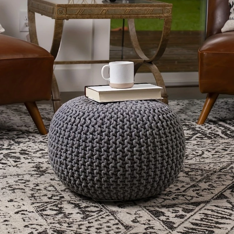 Office Footrest stoličky stoličky sála obývacia izba obývacia izba okrúhla stolička Mäkké pohodlné moderné úložisko pre domáci nábytok