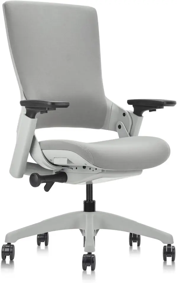 Office otočná výkonná stolička nastaviteľná ergonomická počítačová stolička s 3D lakťová opierka a bedrová podpora