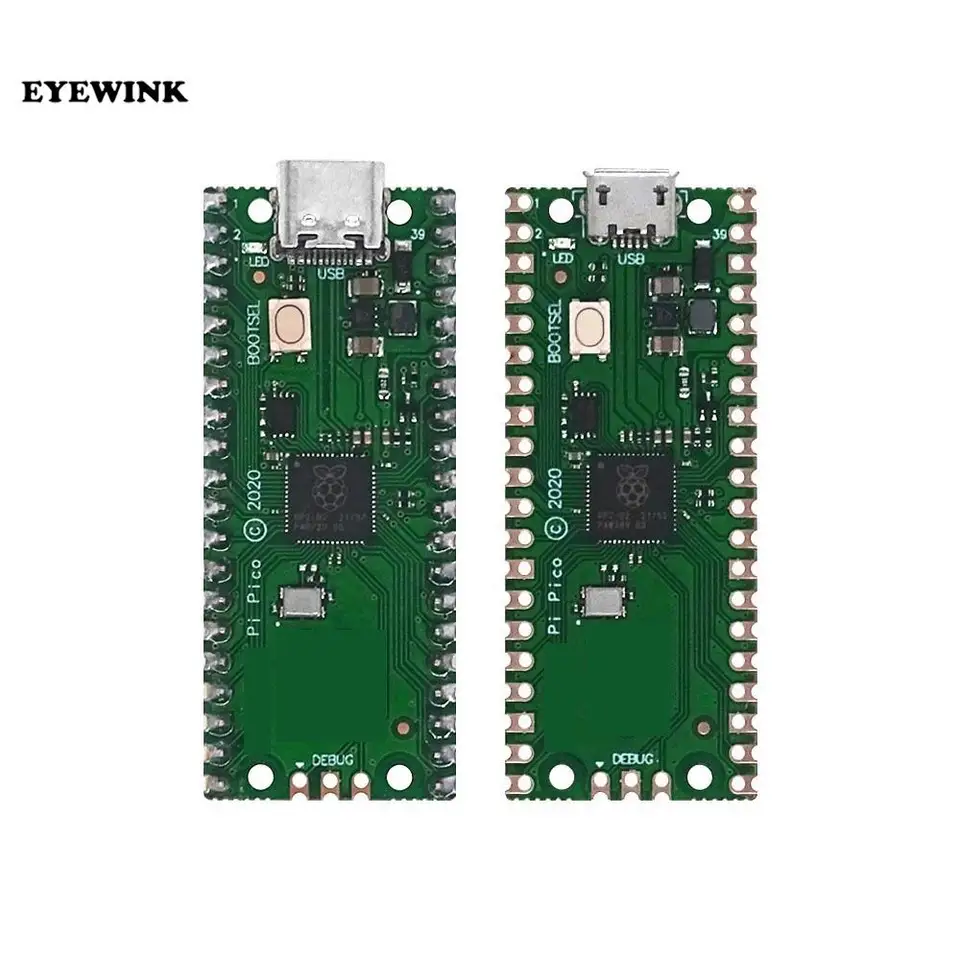 Oficiálna raspberry Pi Pico Board RP2040 Dual-Core 264 kB ramena s nízkym výkonom mikropočítačov Vysokoúcnosť Cortex-M0+ procesor
