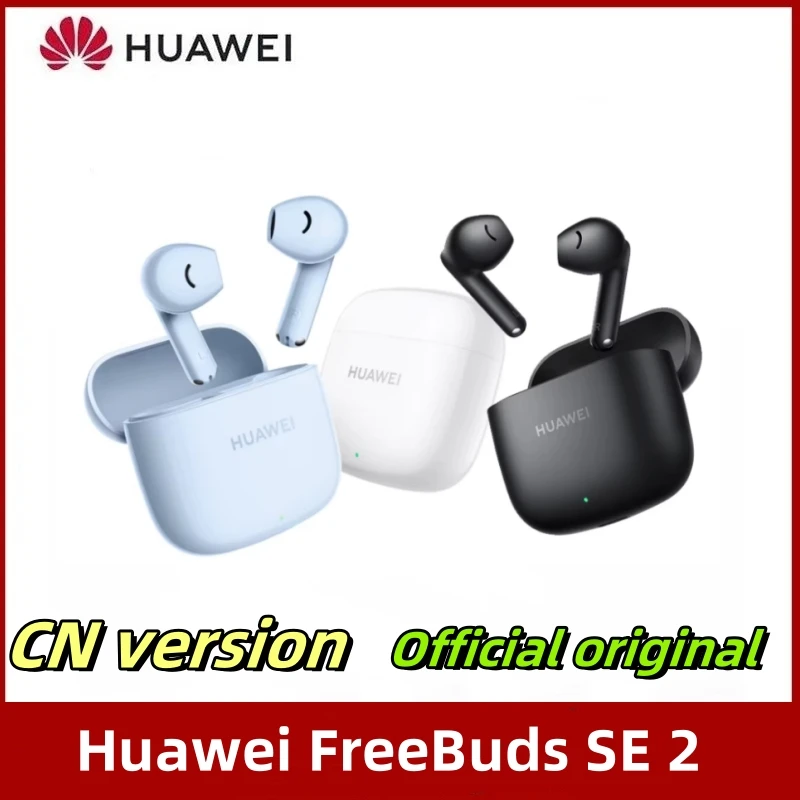 Oficiálne Huawei FreeBuds SE 2 True Wireless Bluetooth Headset 40H dlhá výdrž batérie Rýchle nabíjanie vysoko kvalitného originálu.