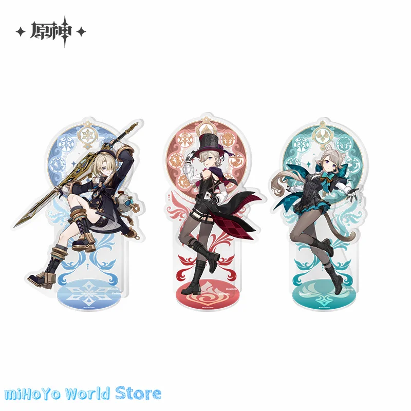 Oficiálny originálny Genshin Impact Lynette Court of Fontaine Téma Series Postava akrylu Pendant Lyney Freminet Birthday Darčeky
