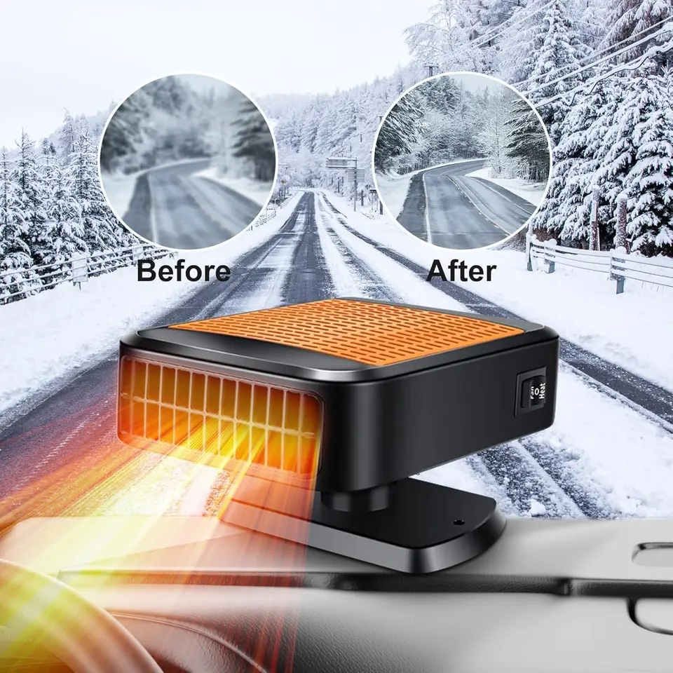 Ohrievací ohrievací ohrievací ventilátor Odmrazovanie demister zosilňovača chladiace ventilátor Ohrievač pre auto SUV Truck RV Trailer Zimné autá Interiér Ohrievanie