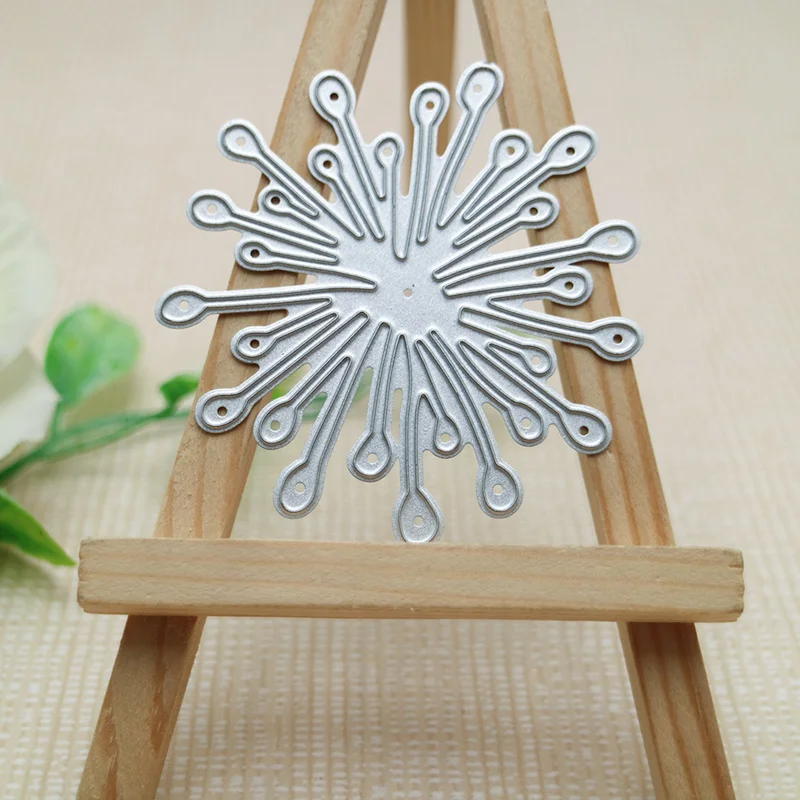 Ohňostroj Craft Die Cut Metal Scrapbook Roplice Cutting Dies Dekoratívne DIY Darčekový papier Pištík Punch Stencils Cards Cards Tool