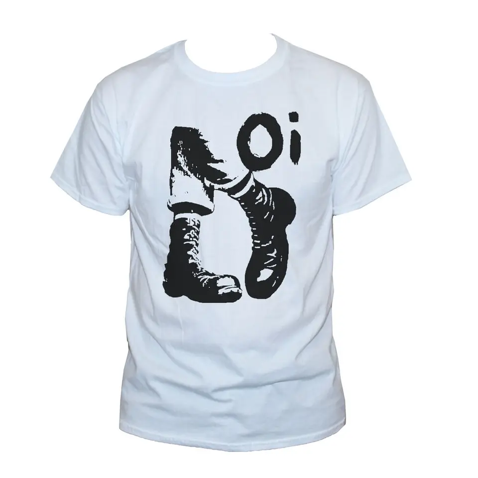 Oi! Skinhead Hardcore Punk Rock T tričko Unisex Graphic Top New S-2XL Vysoko kvalitný 100%bavlnený krátky rukáv