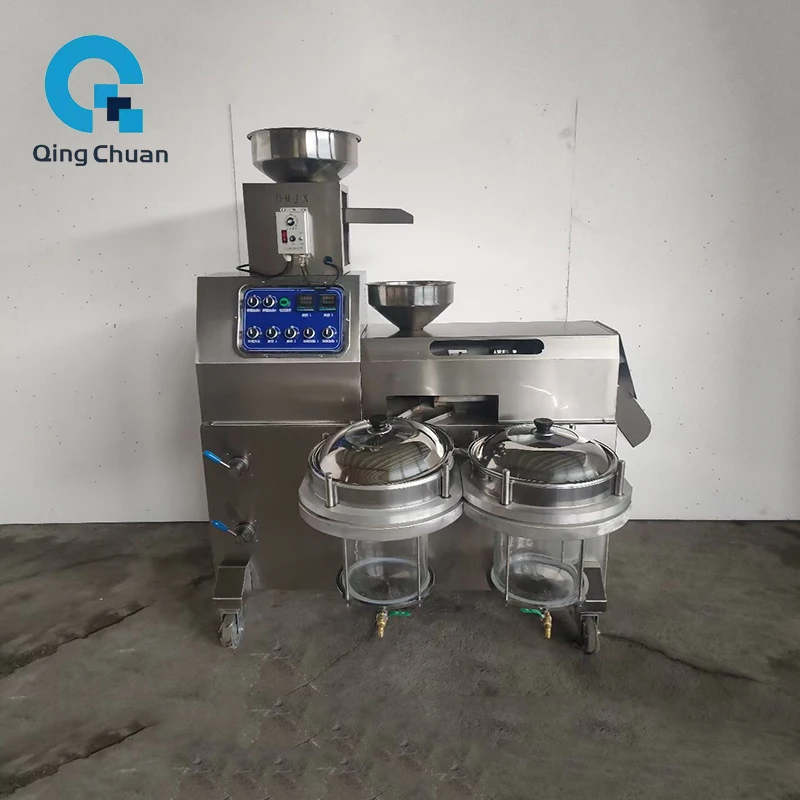 Oil Press stroj H56 4500W Arašidová sójová sójka Camellia Walnut Flaxeed Squeezer Business Sesame Sunflower Seeds Pepper Extrakcia