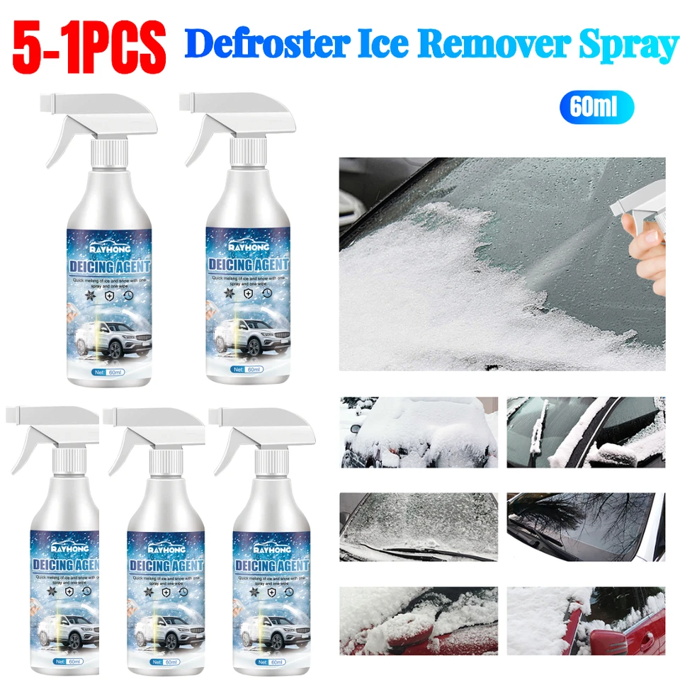 Okenné sklo sklo Deiking Odmrazovanie ľadu Spray Spray Winter Car Window Window Ice Sneh Topenie agent pre zrkadlo okno čelného skla