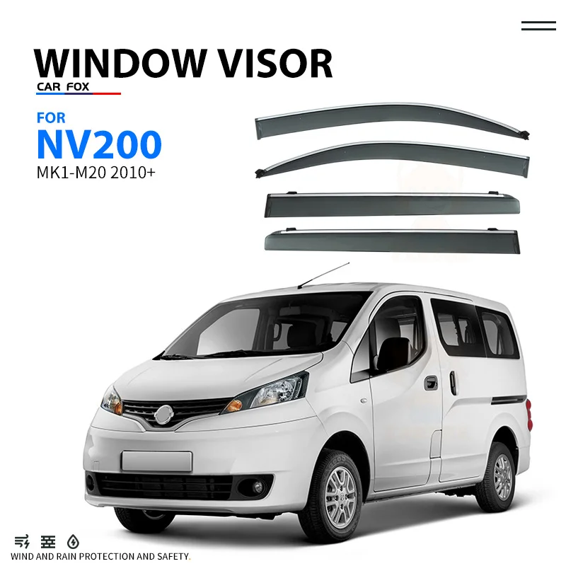 Okenný priezor pre Nissan NV200 M20 2010-2022 Ventvisor DEFLECTOR DEFLECTORY