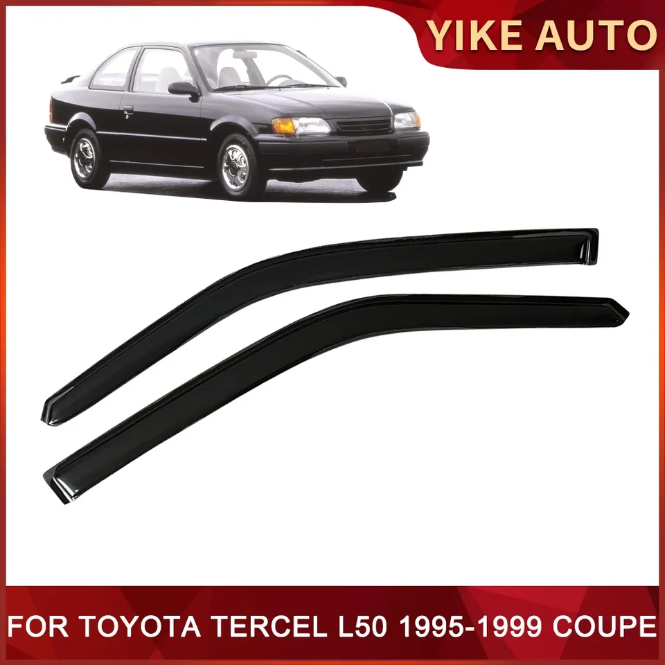 Okenný priezor pre Toyota Tercel L50 1995-1999 Coupe Weathershied Dverne Priečko Vietor Sun Rain Guard