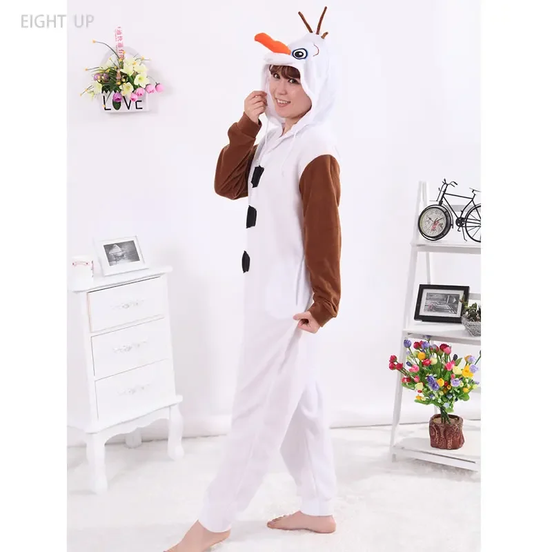 Olaf Snowbaby Onesies Unisex Sleepsuit Dospelý pyžamy Cosplay kostýmy spánok