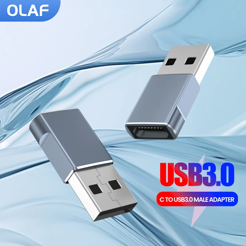 OLAF USB Typ C OTG Adaptér typ C Žena do USB3.0/2.0 Mužský prevodník Rýchle nabíjanie konektora prenosu údajov pre prenos