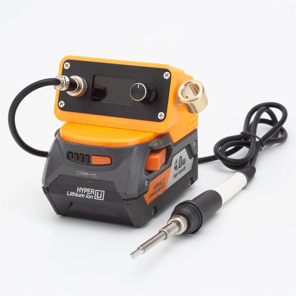 OLED T12 bezdrôtová železná stanica pre Ridgid AEG 18V Max Littium Battery Electric Electric Solder (batérie nie je súčasťou)