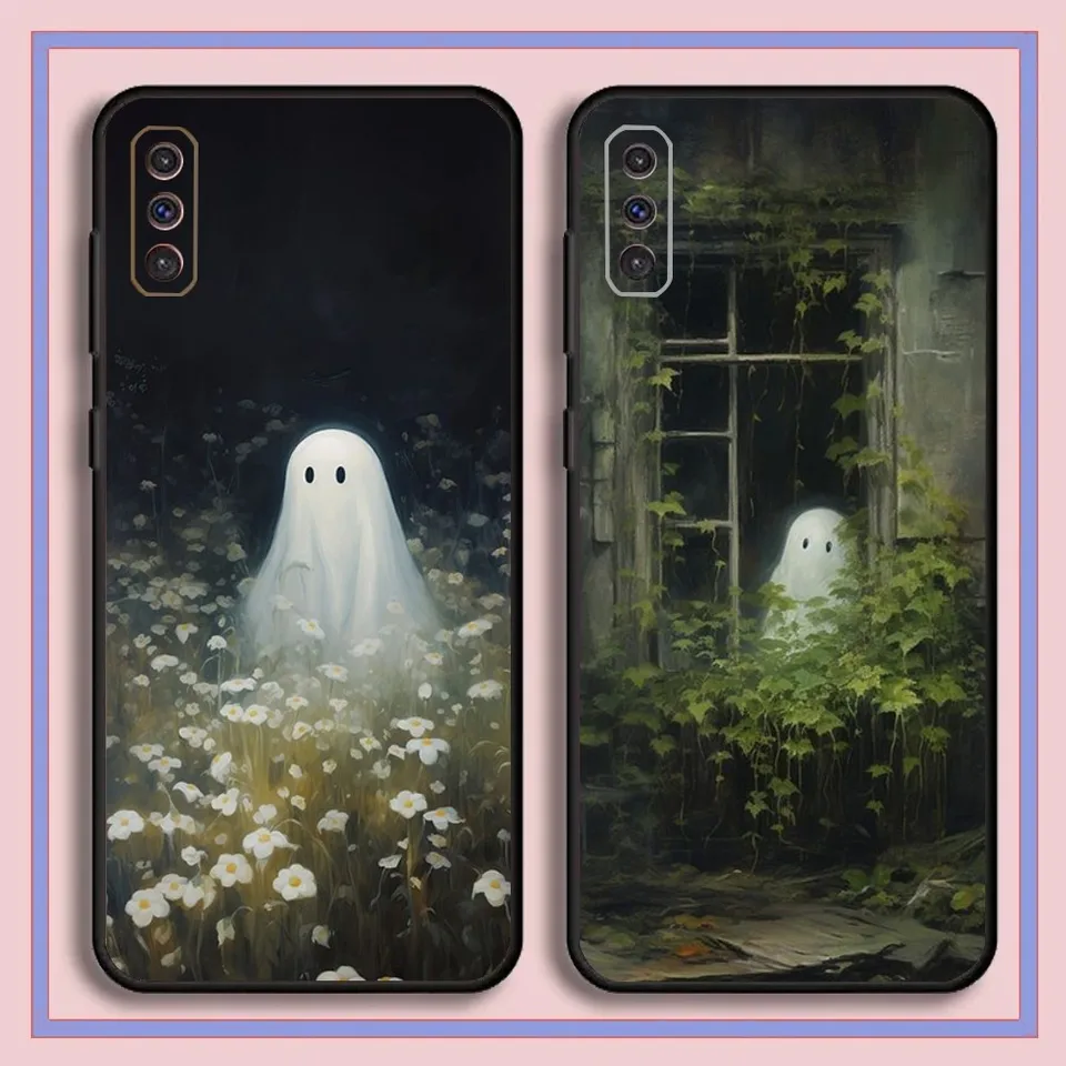 Olejomaľba Roztomilý duchovia Krásne puzdro na telefón pre Samsung Galaxy A13, A21S, A22, A31, A32, A52, A53, A71, A80, A91