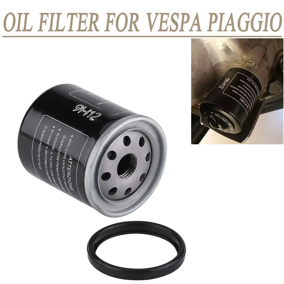 Olejový filter pre Vespa Piaggio GTS MP3 300 125 250 ET4 125 LX 150 x10 350 Zip Typhoon 125 Xevo 250 Fly Liberty X7 X8 125 150 X9