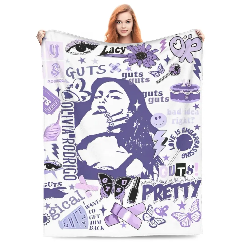 Olivia Vampire Rodrigos kyslá prikrývka Kvalita mäkkého teplého hádzania prikrývka Jeseň dekoratívna dekorácia domáci dekor ulica Trend Bedspread