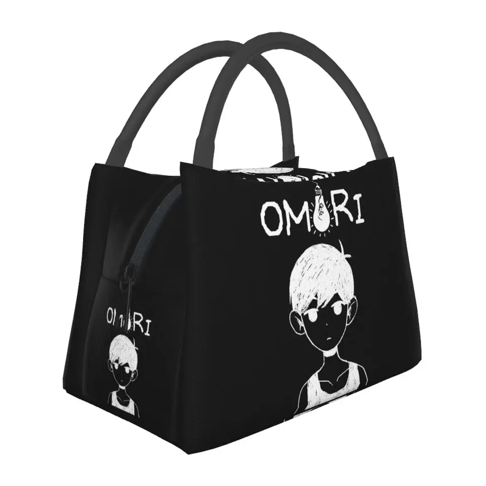 Omori Hero Sunny Basil obedné tašky Izolované bento box Neprestrag perlieve obed tote piknikové tašky chladič tepelná taška pre ženy cestovanie