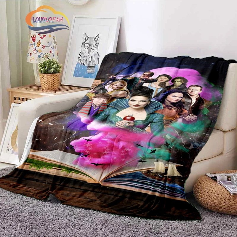 Once Upon a Time Fashion Cashmere Deaket Digital Print Adventure Adventure Science Series American TV Soft Shawl
