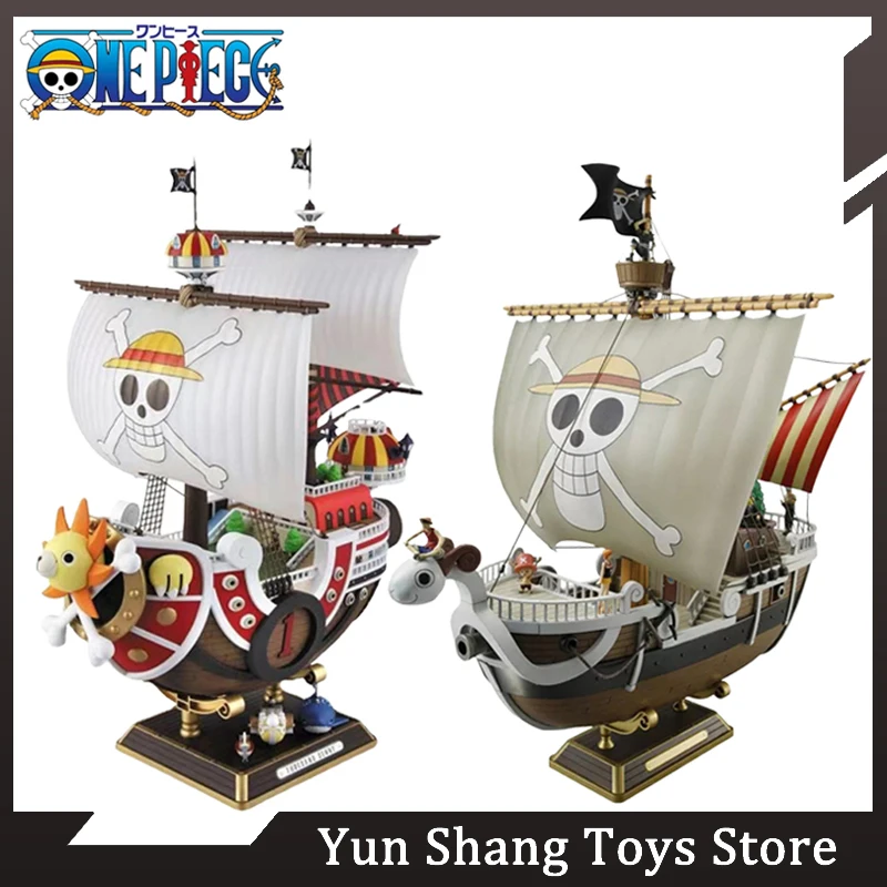 One Piece Anime Figure Thousand Sunny Going Merry Pirate Ship Action Figurine Collectible Model Assemble Boat Toy Decor Gift