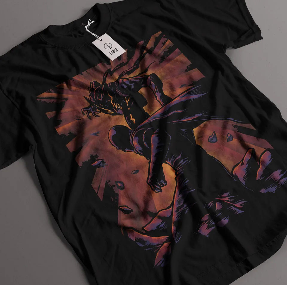 One Punch Man Anime tričko tričko Fubuki tričko Saitama Tshirt Garou Genos Tornado Tee Tee