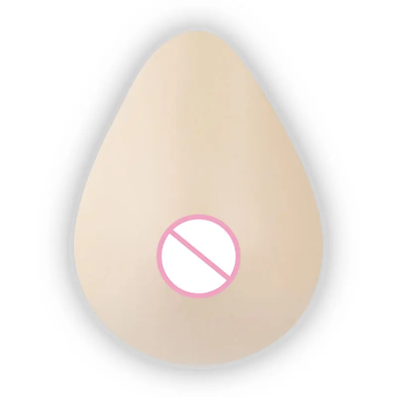 OneFeng Qat Silikónový prsník Protéza Light Hmotnosť Silikónové prsia pre rakovinu prsníka Ženy slzy tvar 100-470 g/pc
