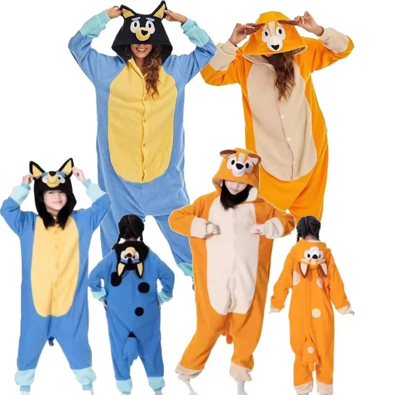 Onesie pyžamy pre páry Karikatúra s kapucňou kombinézy Ženy PJS Cosplay odev domáce oblečenie Dospelý jeden kus pyžamy sviatky darčeky