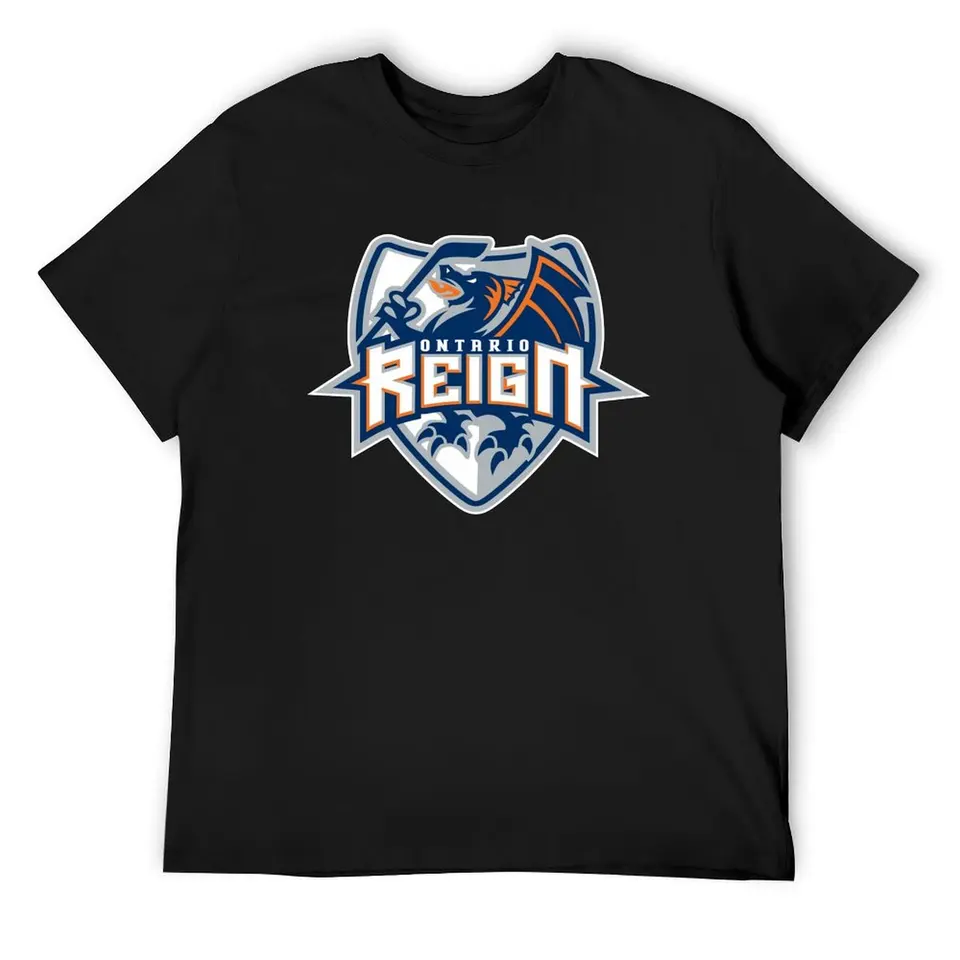 Ontário Reign Tričko športových fanúšikov Cotton Graphic odpášajte pánske tričká