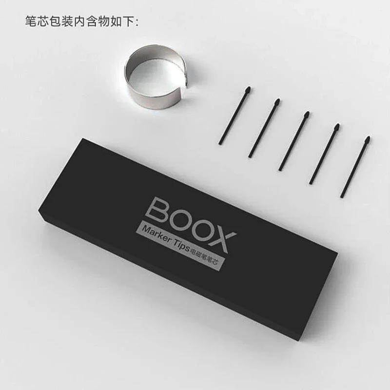 Onyx Boox Marker Tips Kit pre Pen2 Pro, Max Lumi2, Note Air2, poznámka 4, Note5, Nova Air C, Tab Mini C, Tab Ultra C, Stylus, 5ks