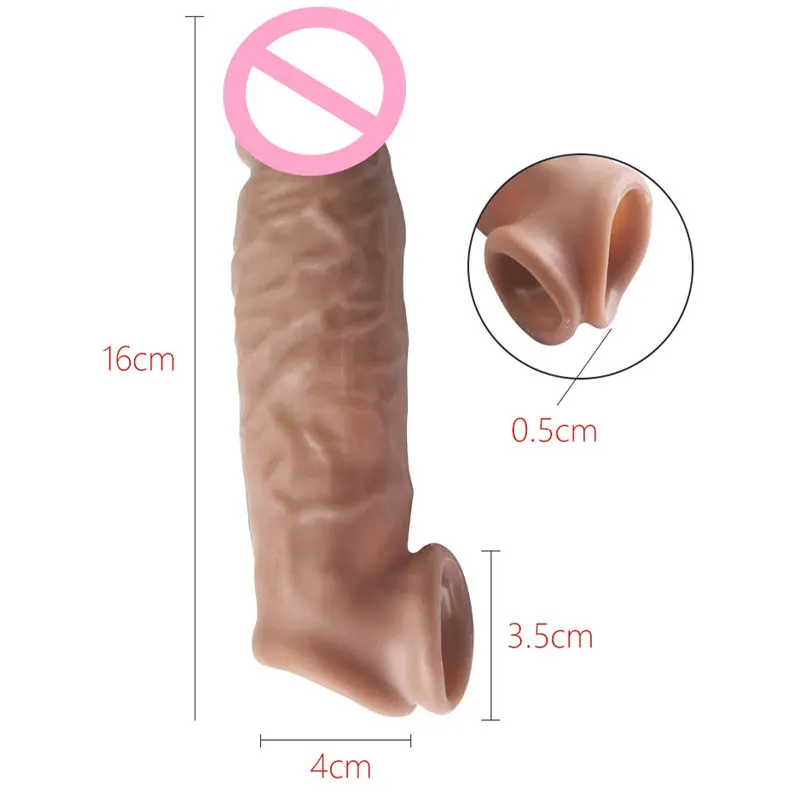 Opakovane použiteľné pohlavné hračky pre mužov Penis Ring Ring Opríživo Oneskorenie ejakulácie kondóm Žiadne vibrátor Ženy BDSM Anal Clitoris Massager Sex Shop