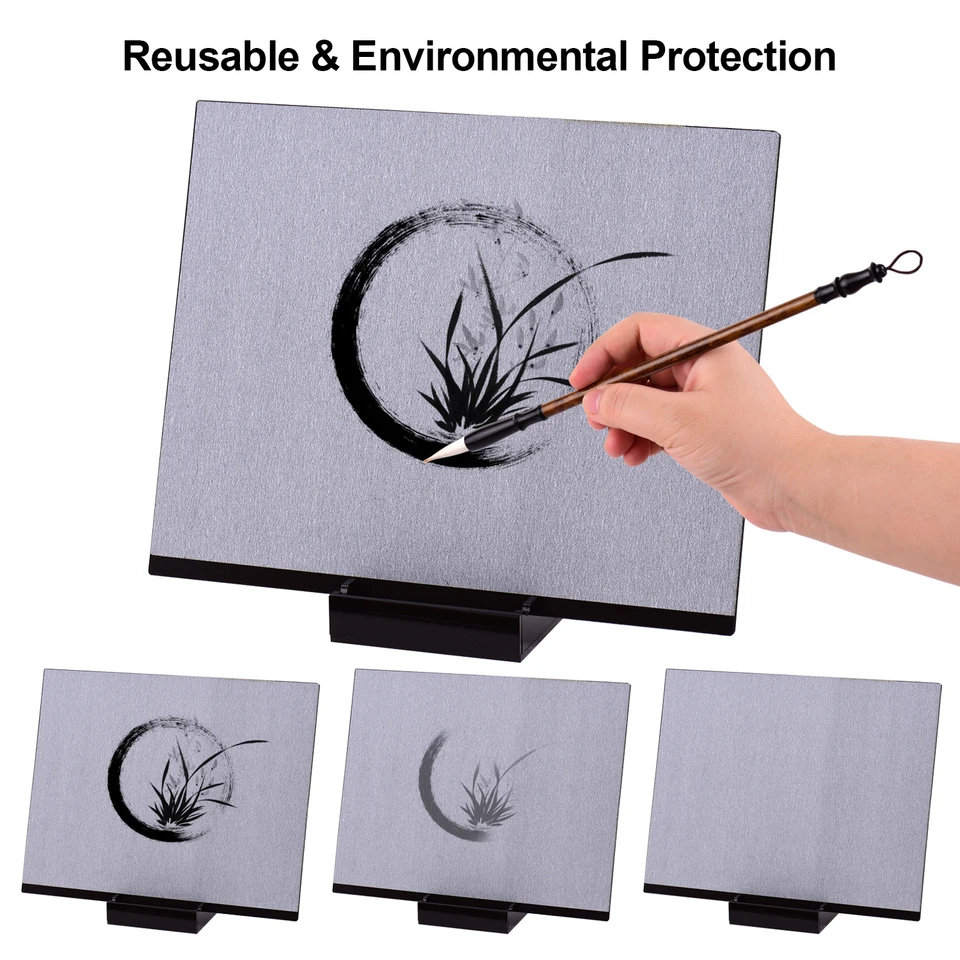 Opakovane použiteľný Buddha Board Artist Board Paint s vodnou kefou a stojanom uvoľňovaním tlaku kreslenie maľba darček pre umelecké potreby