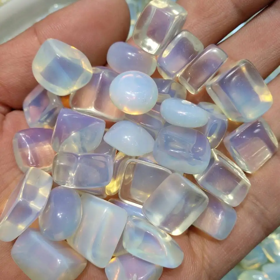Opal Gravel Raw Moon Stone Gemstone Crystal Minerálny exemplár kremeň