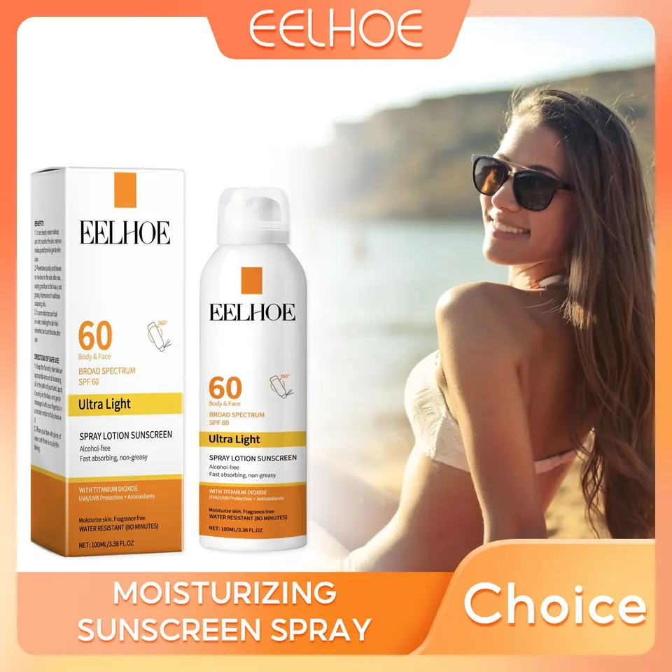 Opaľovací krém Spray SPF50 Vodotesné telo tváre Longing Sun Block Izolácia hmla UV chránok