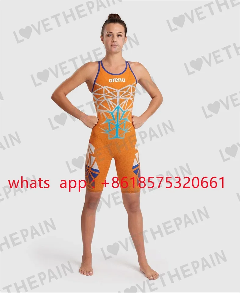 Open-back Tech Suit for Women Swimwear Racing Suit Triatlon One Piece Sports Swimwear Professional Racing Odhalenie back plaviek