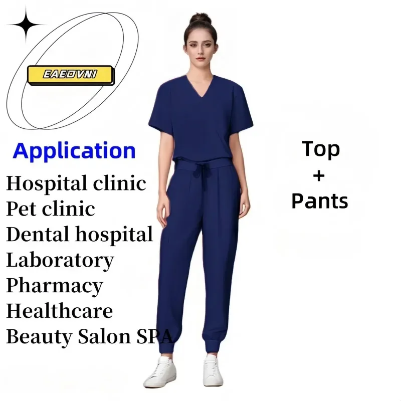 Operačná sála Medical Uniform Scrubs Hospital Pracovné čistenie Sada veľkoobchodných zdravotnícky