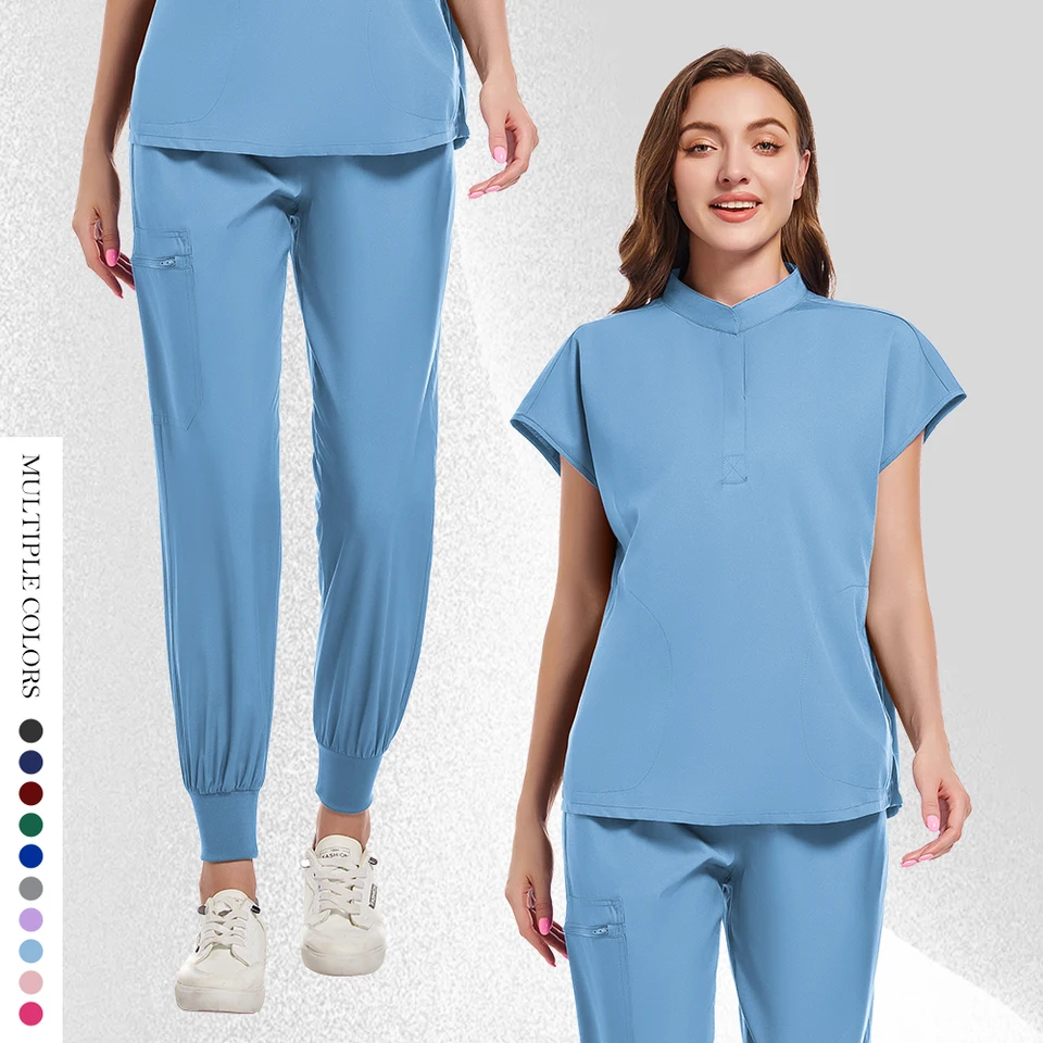 Operačná sála ošetrovateľské uniformy Medical Scrub Set Performance Stretch Top and Pant Doctor Nurse outfit Scrubs Uniforma