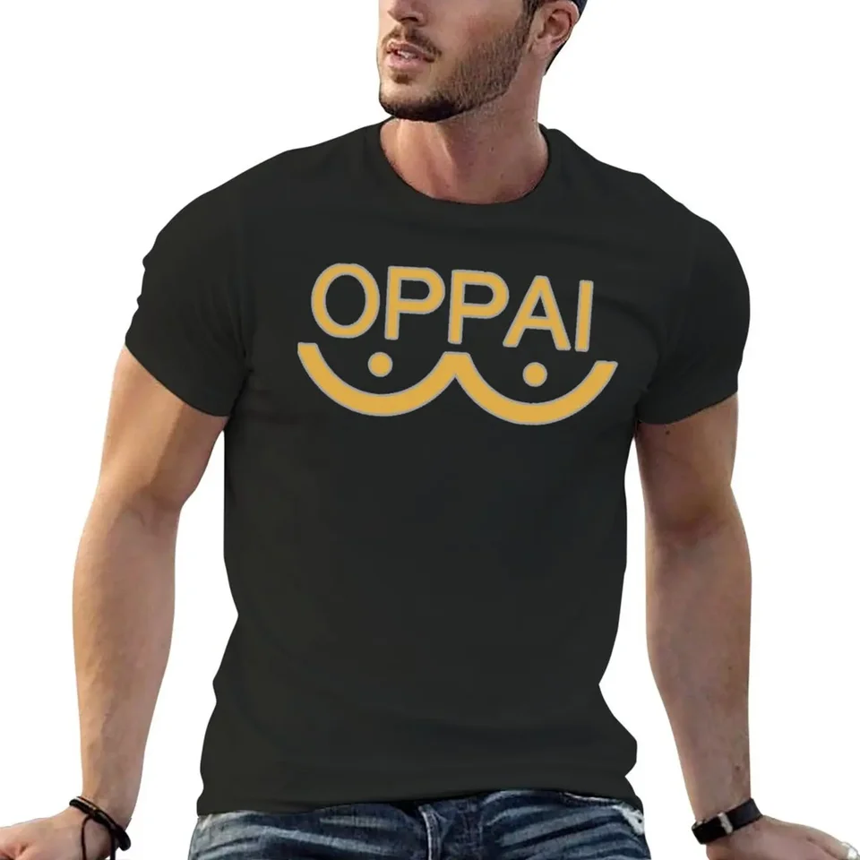 Oppai Classic Tričko Grafika anime colných látok kawaii oblečenie pánske vtipné tričká