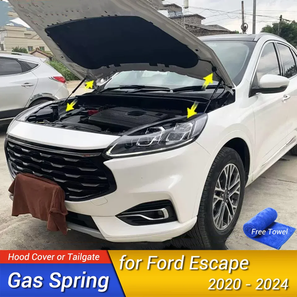 Oprava automobilu kapucňa Hood Gas Shock Strut Strut Tar podporuje prútové príslušenstvo pre Ford Escape 2020 2021 2022 2023 2024