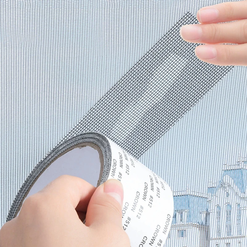 Oprava okien Opravy pásky Self Adhesive komáre siete Net opravy opravy proti vnútornej múze zlomené otvor